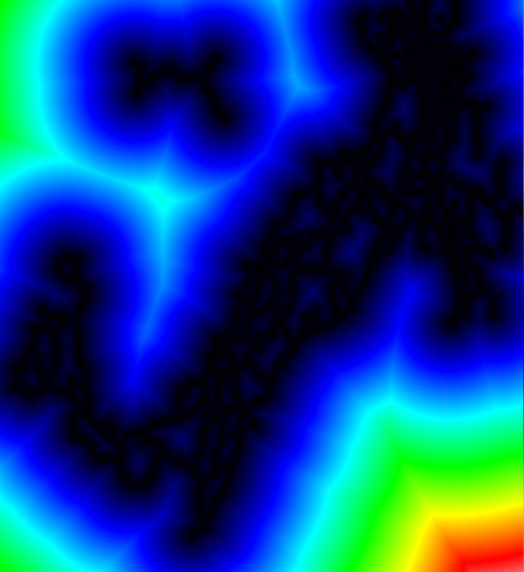The railway heatmap, deformed and with inverted colors. You can clearly see Italy's shape